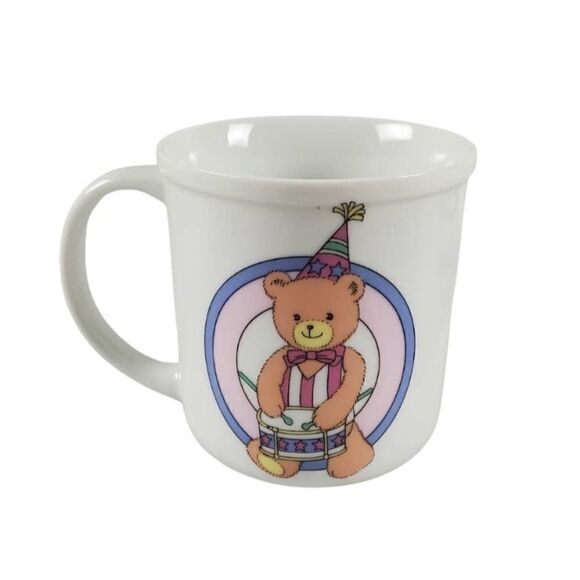 Parade by Shibata Child's Dish Set Mug and Bowl Bears Musical Instruments Japan - Picture 5 of 11